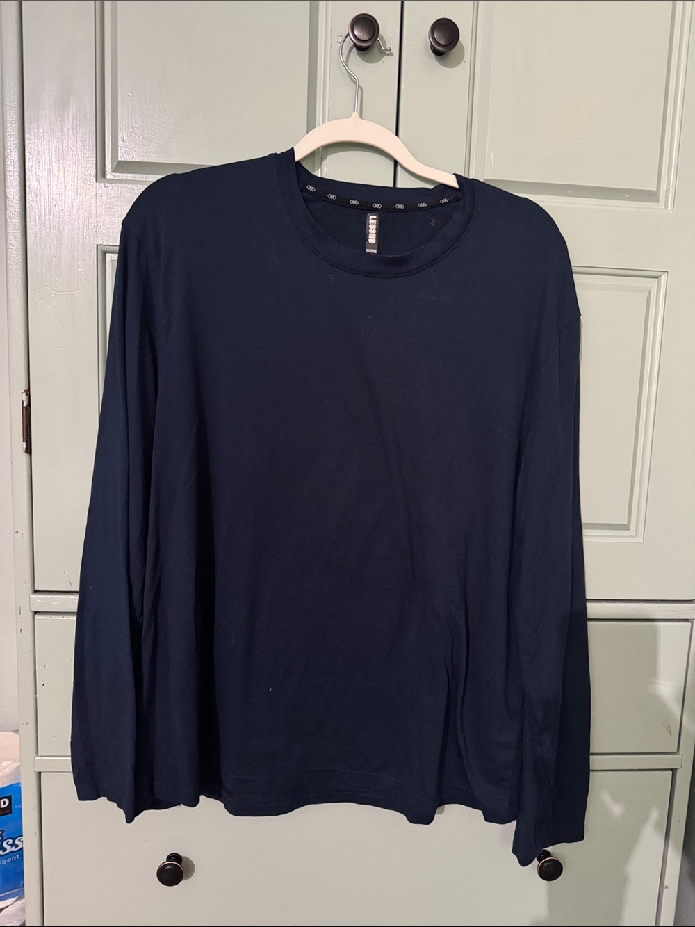 Inspire Men's Long Sleeve Tee in Navy
